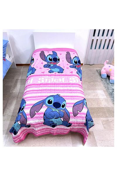 Stitch Bedspread, 250x150 cm, multicolor, Stitch, Disney