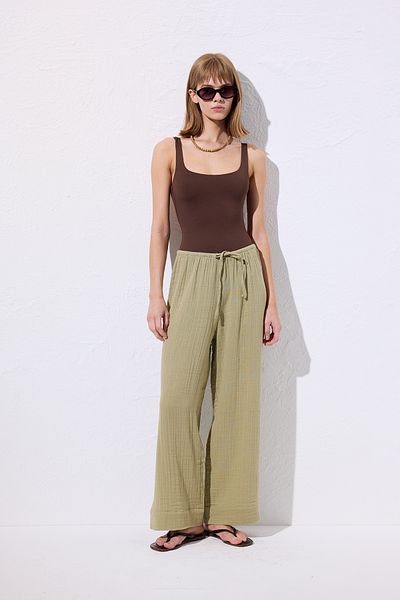 Manuka Muslin Tie Trousers Sambucus