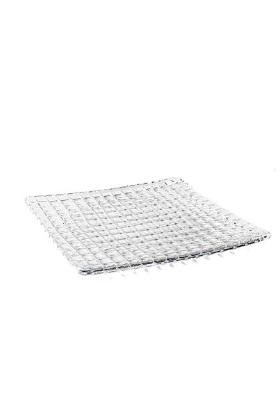 Mikasa Moor Large Square 2-Piece Glass Plate 28x28x2cm