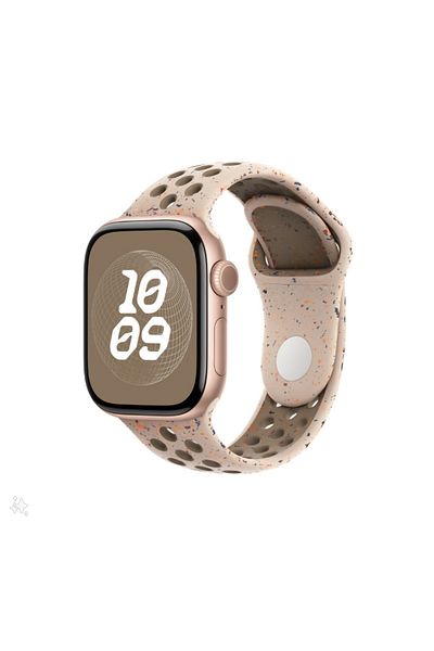 THD Sport Band with Holes, Compatible with Apple Watch 42mm Series 10, Apple Watch SE 40mm, Brown