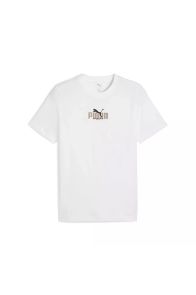 Puma Γραφικό μπλουζάκι με τύπωμα Casual T-Shirt Λευκό 68803202