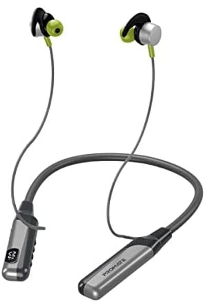 Promate Wireless Neckband Earphones, High-Definition Bluetooth 5.0 Earphones with TF Card Reader, Ha