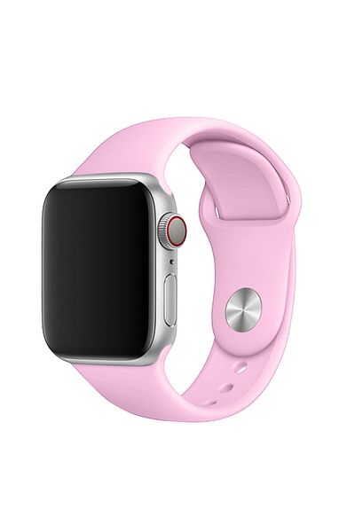 THD Silicone strap for Apple Watch 38/40/41 mm, size S/M, series 1,2,3,4,5,6,7,8 bright pink