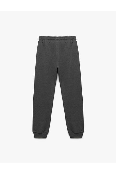 Koton Basic Jogger Sweatpants with Lace-Up Pockets at the Waist