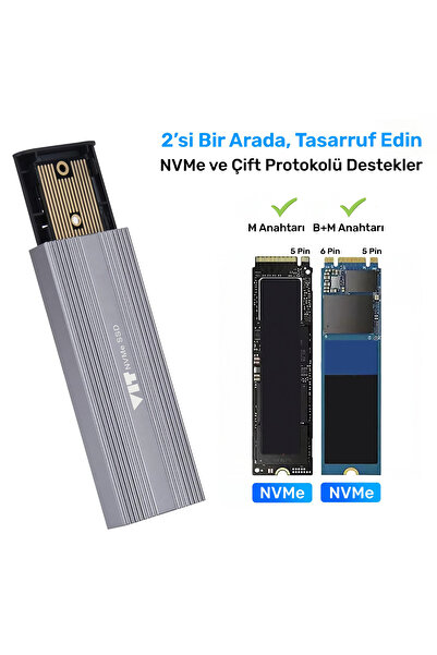 Genel Markalar VIT 512GB TAŞINABİLİR DİSK | USB 3.1 Gen 2 | Metal Kasa V512GB