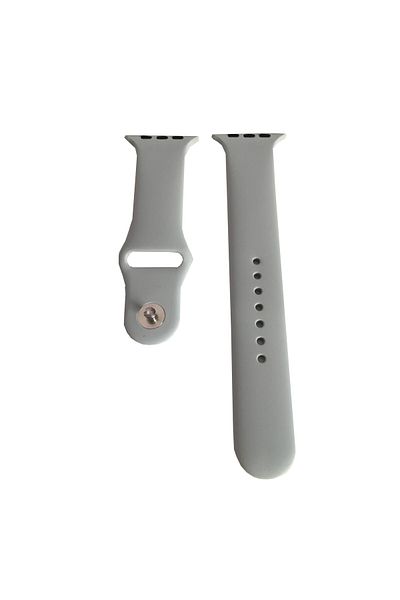THD Curea silicon pentru Apple Watch 42/44/45 mm, marimea M/L, seriile 1,2,3,4,5,6,7,8 Gri