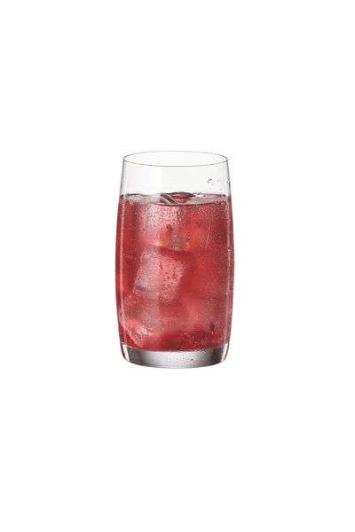 MAISON FORINE Set of 6 long drink glasses 380ml, Leona