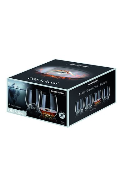MAISON FORINE Set 4 pahare rom 470ml, Old School