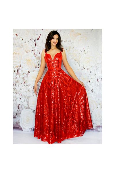OEM Red dress Oriental Glamoure