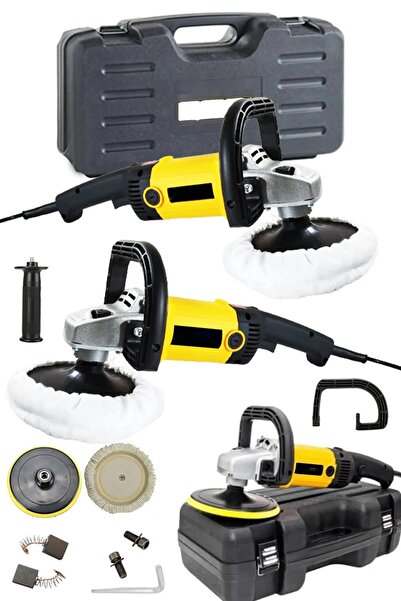 MoonTech Bakır Sargı Yüksek Motor Gücü Devir Ayarlı Polisaj Zımpara Cila Past...