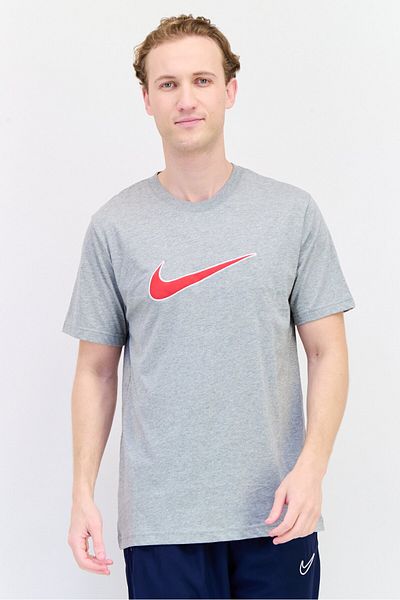 Nike Men Sportswear Fit Short Sleeve Outdoor T-Shirt, Grey