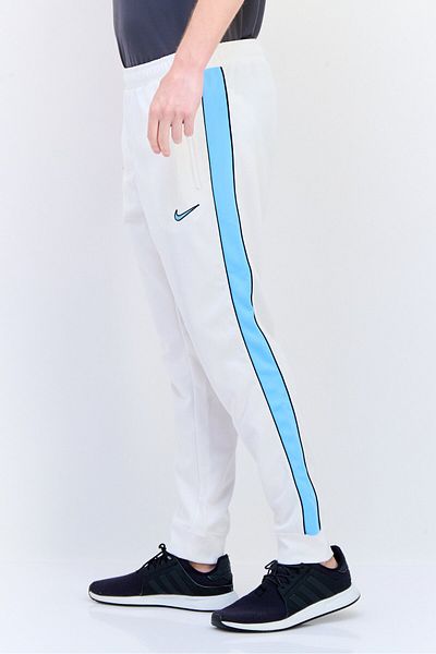 Nike Men Standard Fit Embroidered Logo Outdoor Track Pants, White