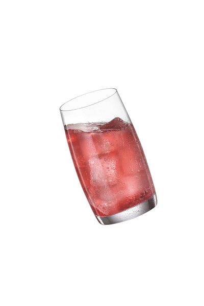 MAISON FORINE Set of 6 long drink glasses 380ml, Leona