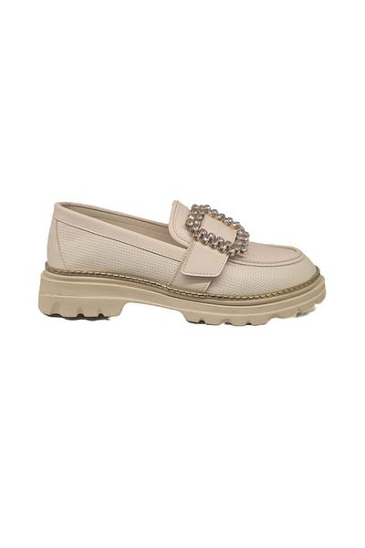 Ventes Γυναικεία Loafer Παπούτσια Belt Stone 989515-5Z