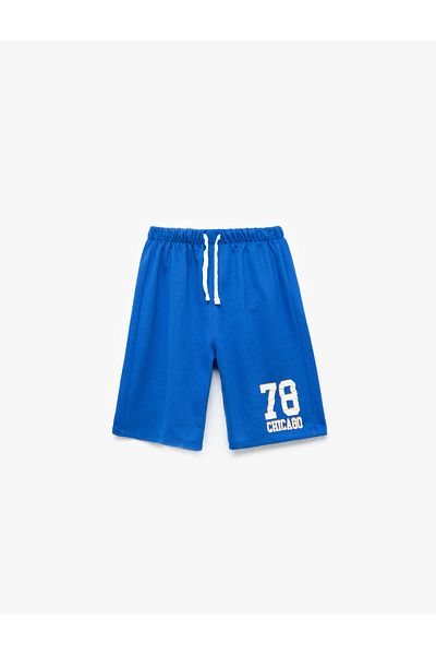 Koton New Season Tie Waist Print Detailed Shorts