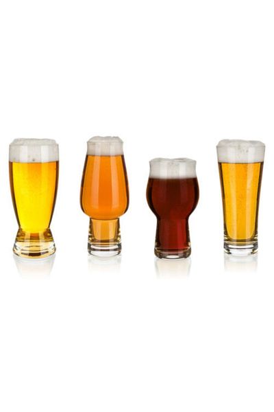 MAISON FORINE Set of 4 mixed craft beer glasses, Craft I