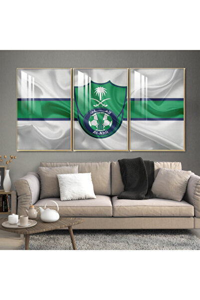 4gdran ثلاث لوحات جدارية خشبية مع برواز خشبي شامبين و طبقة من الاكريلك الشفاف