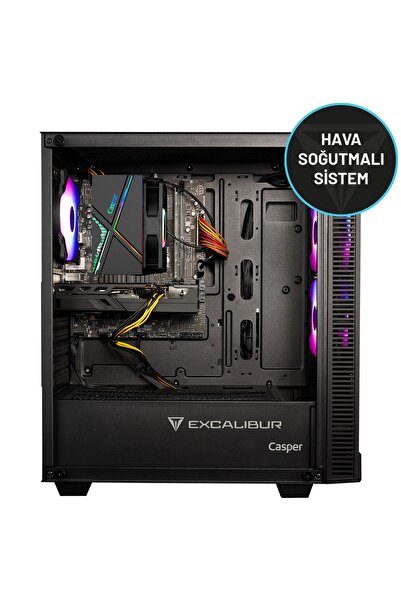 CASPER Excalibur E65L.147F-BF60X-0HD Core i7-14700F 16GB RAM 1TB SSD Nvidia GeForce RTX 5060 Freedos