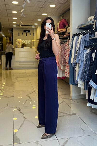 Vosse Ekol Parlement Bol Paça Saten Pantolon