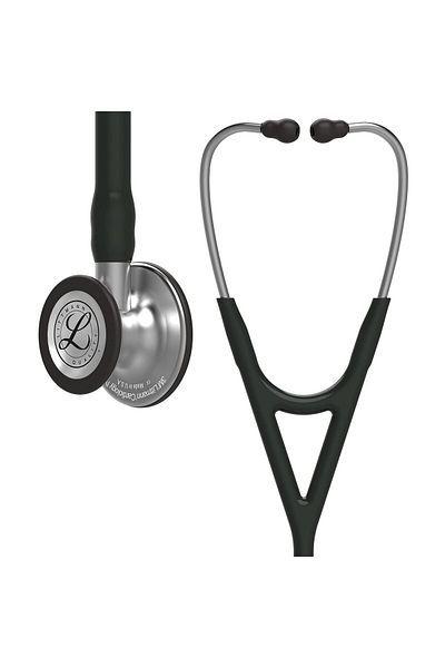 Littmann 3M Littmann Cardiology IV Stethoscope, Standard-Finish Chest piece, Black Tube, Stainless Stem and H