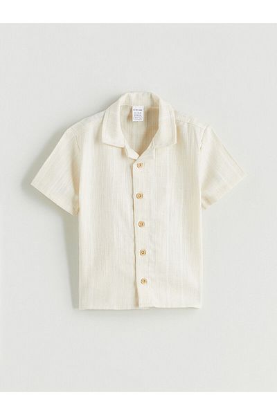 LC Waikiki Resort Lapel Baby Boy Shirt and Shorts 2-Piece