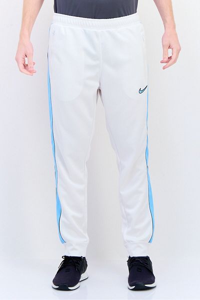 Nike Men Standard Fit Embroidered Logo Outdoor Track Pants, White
