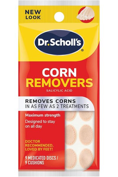 Dr. Scholl's مزيل الذرة، عبوة من 9 قطع