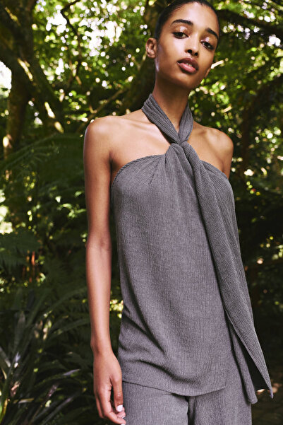 Pull & Bear Halter rustik top