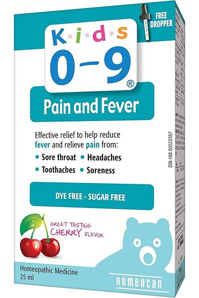 KIDS 09 Kids 0 - 9 Pain and Fever 25ml