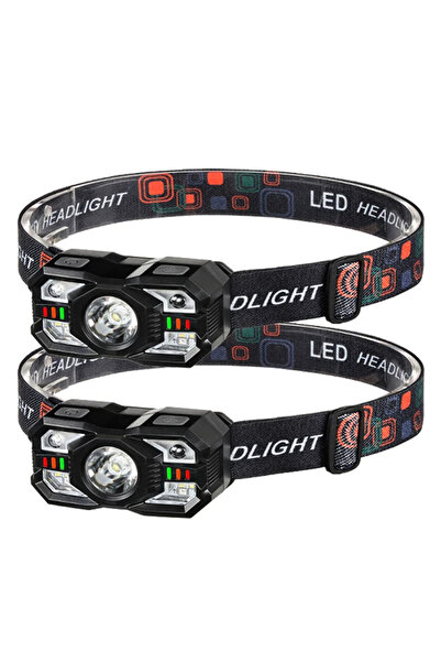 Choice3 مصباح رأس مزود بمستشعر حركة بالأشعة تحت الحمراء من XIWANGFIRE (قطعتان...