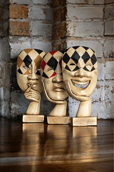 Harmoni Art Dekoratif 3'lü Mask
