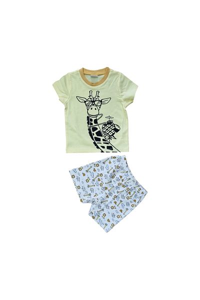 Fuar Baby Baby Boy Children's 100% Cotton Shorts Set (1-4 Years)