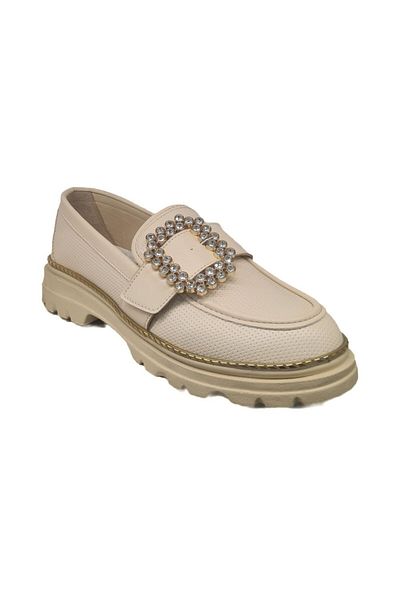 Ventes Γυναικεία Loafer Παπούτσια Belt Stone 989515-5Z