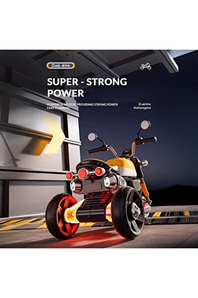 rexa دراجة نارية كهربائية للأطفال - متعة خارجية واقعية وآمنة ومثيرة