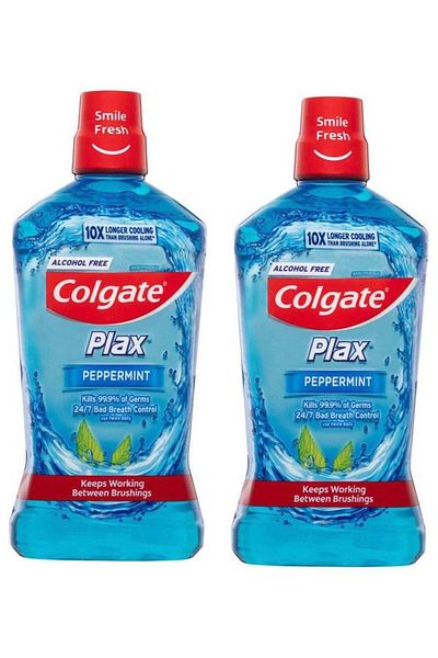 Colgate M.w 500 ml Plax-pepper Mint(4846) --- كولجيت غسول فم بلاكس يبرمنت 500مل
