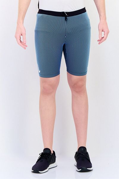 Nike Men Tight Fit Brand Logo Training Shorts, Stripe