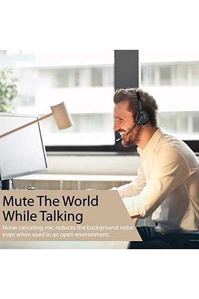 Promate Promate Wireless Mono Headset, Premium Bluetooth Headphone with Noise Cancelling Mic, HD Voice, Buil