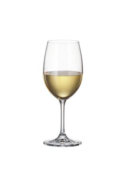 MAISON FORINE Set of 6 white wine glasses 340ml, Leona