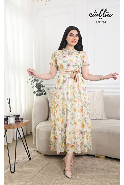 Stylish فستان طويل مورد