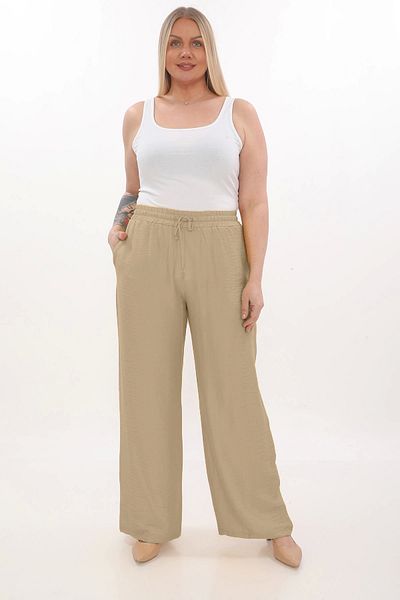 Lady Majestic Viscose Large Size Pantalon