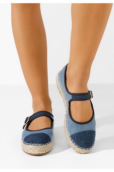B T Shoes Espadrile dama Melania V2 denim