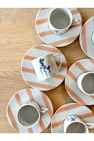 Porland Girye Desen2 2 Person 4 Piece Coffee Cup 90Cc 04Ppo000641