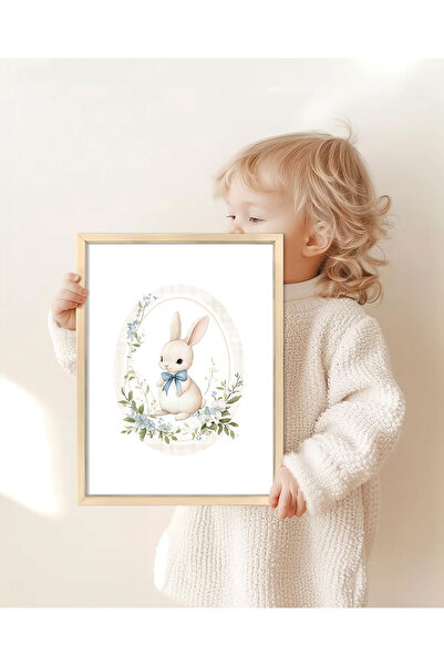 Vetro Design Poster pentru camera copiilor Little Squirrel cu rama din lemn