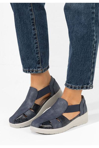 B T Shoes Espadrile dama Grazyna navy