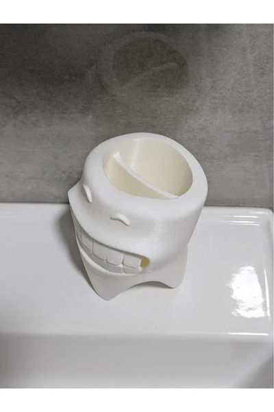 GİT3D Θήκη οδοντόβουρτσας σε σχήμα χαμογελαστού δοντιού