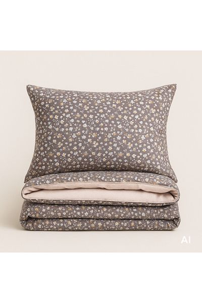 Pazar Home Bedding Bazaar Home Otranto Printed Cotton 6 Piece King Size Bedspread with Stitched Filling