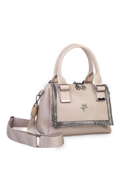 Nas Bag Geantă de umăr și crossbody Stone elegantă pentru femei Sand Victoria