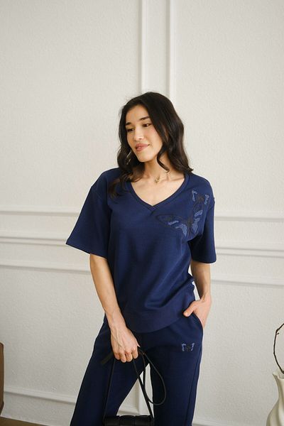 by shirts collection σετ αθλητική φόρμα navy blue