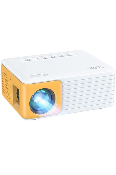YOTON Portable Projector Yoton Y3, Compact, 4000 Lumens, 1920 x 1080 Full HD, LCD, HDMI, USB, AV, AUX, Spe