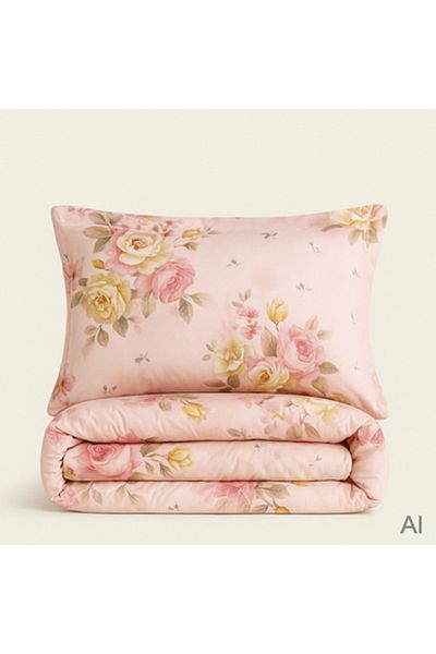 Pazar Home Bedding Bazaar Home Otranto Printed Cotton 6 Piece King Size Bedspread with Stitched Filling